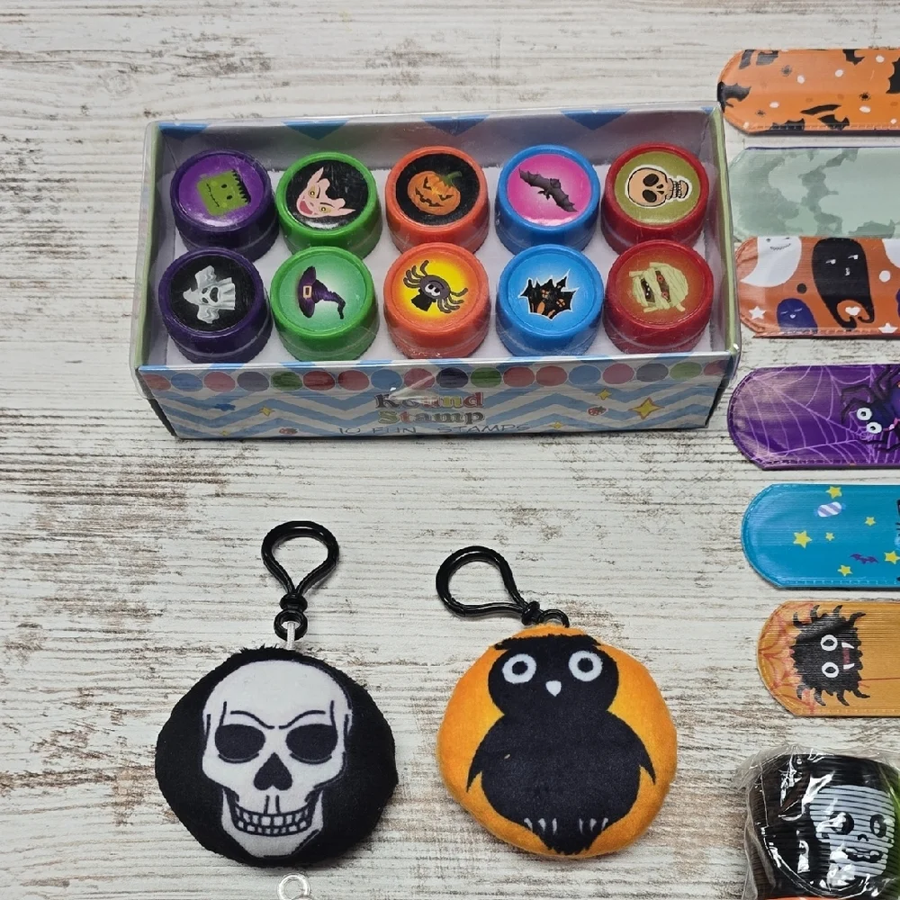 Halloween Party Favor Set – Slap Bracelets & Fun Toys | Pack 2